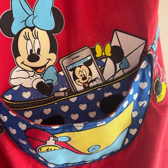 Disney - Minnie Mouse - Girls Tank Dress 6-6x with front Pocket - Picture 5 of 7